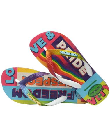 Tongs pour Homme HAVAIANAS TOP PRIDE RAINBOW MULTICOLOR