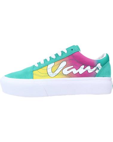 Woman Zapatillas deporte VANS OFF THE WALL UA OLD SKOOL PLATFORM VERDE