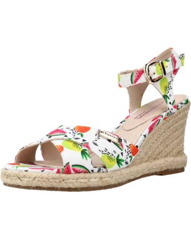 Chaussures compensées pour Femme LES TROPEZIENNES C19990MELON BLANCO