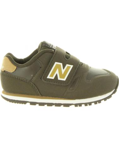 Zapatillas deporte NEW BALANCE  de Niña y Niño KA373S3I  VERDE-DORADO