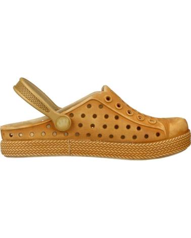 girl Clogs  BABUCHE JOY KIDS PATCHE MARRON CLARO