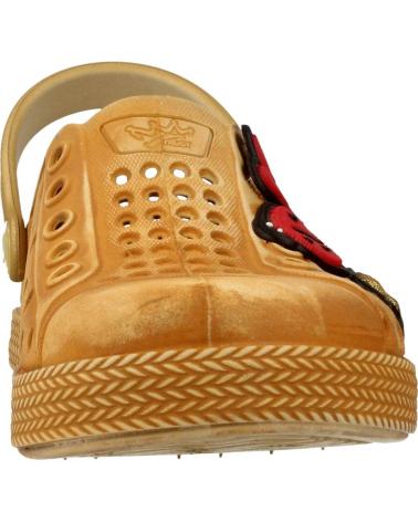 girl Clogs  BABUCHE JOY KIDS PATCHE MARRON CLARO