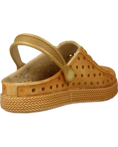 girl Clogs  BABUCHE JOY KIDS PATCHE MARRON CLARO