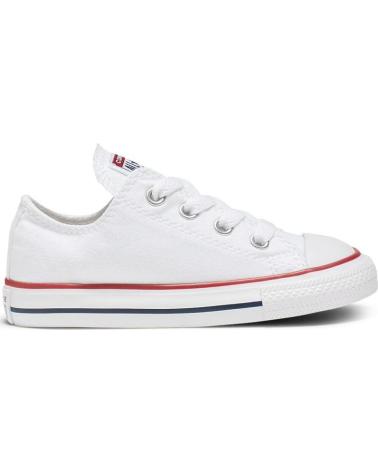 girl and boy Trainers CONVERSE 7J256C CHUCK TAYLOR ALL STAR CLASSIC  OPTICAL WHITE