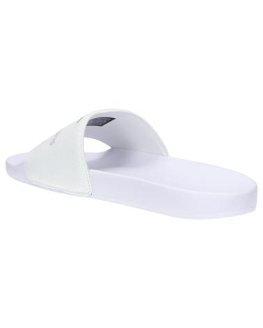 CALVIN KLEIN CHANCLAS SLIDE MONOGRAMA BLANCO