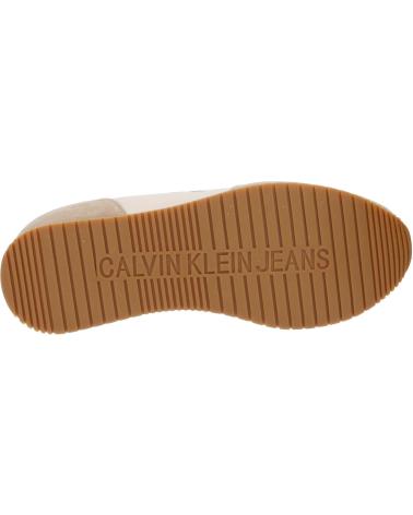 Scarpe sport per Uomo CALVIN KLEIN YM0YM00804 RETRO RUNNER 0F5 EGGSHELL-TRAVERTINE-MERLOT