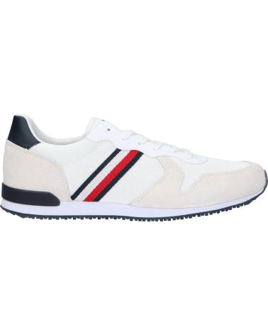 Zapatillas deporte TOMMY HILFIGER  pour Homme FM0FM04733 ICONIC MIX RUNNER  YBS WHITE