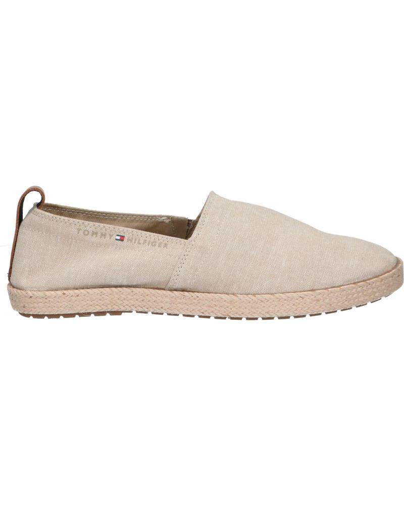 Man Trainers TOMMY HILFIGER FM0FM04451 TH ESPADRILLE CORE CHAMBRAY AEG BEIGE