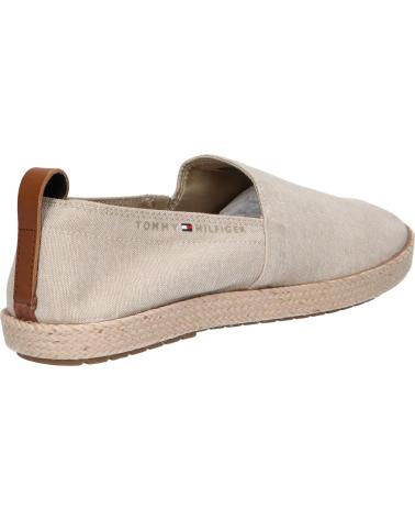 Man Trainers TOMMY HILFIGER FM0FM04451 TH ESPADRILLE CORE CHAMBRAY AEG BEIGE
