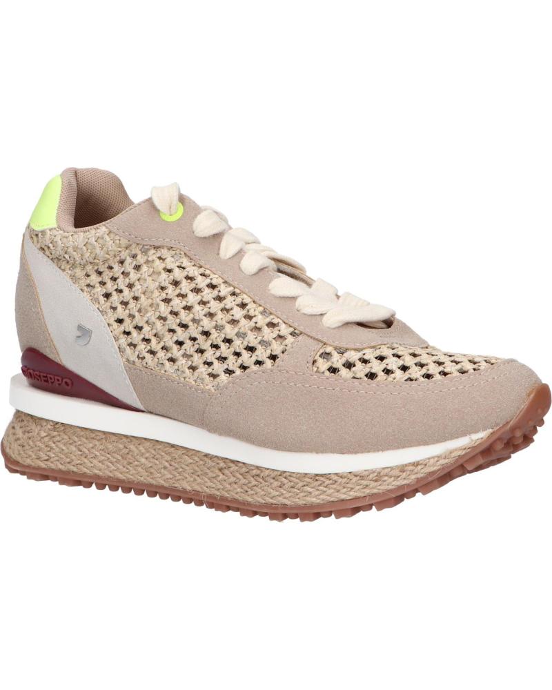 LIZARDA sneakers voor dames, beige, espadrille, Zwart, 39 EU