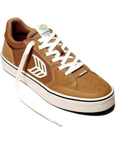 Zapatillas deporte de Hombre CARIUMA ZAPATILLAS VALLELY SKATE CAMEL SUEDE MARRóN