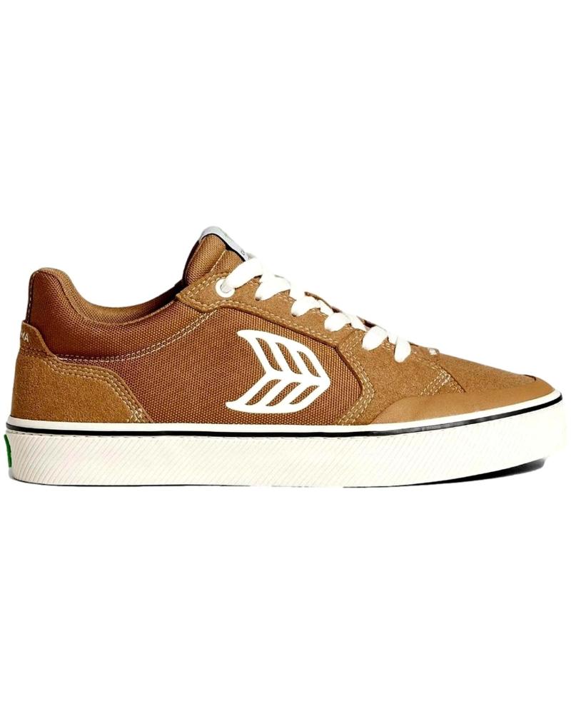 Zapatillas deporte de Hombre CARIUMA ZAPATILLAS VALLELY SKATE CAMEL SUEDE MARRóN