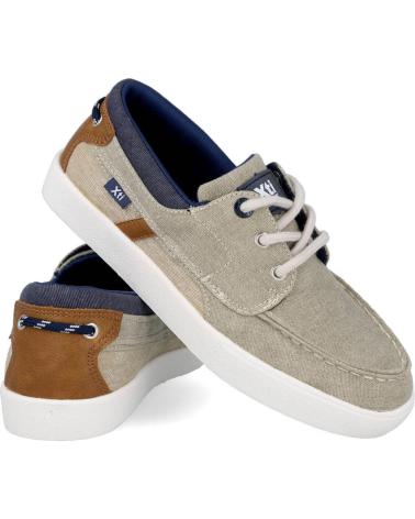 Zapatos de Niño XTI 150425 ZAPATILLAS LONA NINO TAUPE