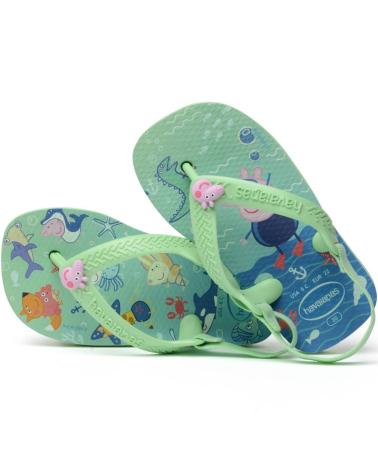 Infradito per Bambina e Bambino HAVAIANAS 4145980 VERDE