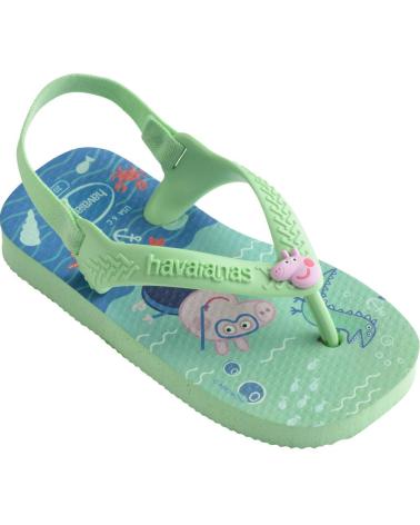 Infradito per Bambina e Bambino HAVAIANAS 4145980 VERDE