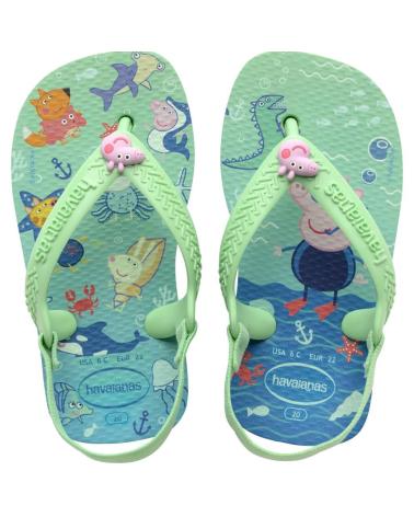 Infradito per Bambina e Bambino HAVAIANAS 4145980 VERDE