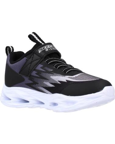Deportivas de Niña SKECHERS VORTEX-FLASH ZORENT NEGRO