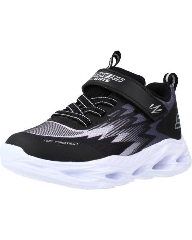 Deportivas de Niña SKECHERS VORTEX-FLASH ZORENT NEGRO