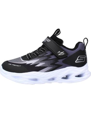 Deportivas de Niña SKECHERS VORTEX-FLASH ZORENT NEGRO