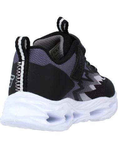 Deportivas de Niña SKECHERS VORTEX-FLASH ZORENT NEGRO
