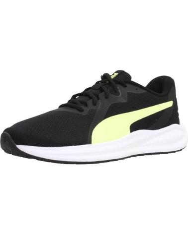 Deportivas de Hombre y Mujer y Niño PUMA TWITCH RUNNER 376289 NEGRO-AMARILLO FLUOR NEGRO