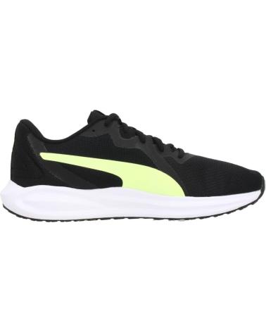 Deportivas de Hombre y Mujer y Niño PUMA TWITCH RUNNER 376289 NEGRO-AMARILLO FLUOR NEGRO