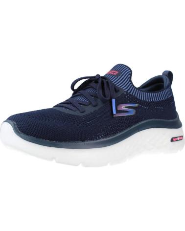 Sportif SKECHERS  pour Femme O WALK HYPER BURST MOON WA  AZUL