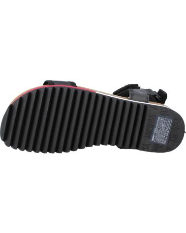 Sandalias de Mujer TOMMY JEANS FLAG OUTSOLE NEGRO
