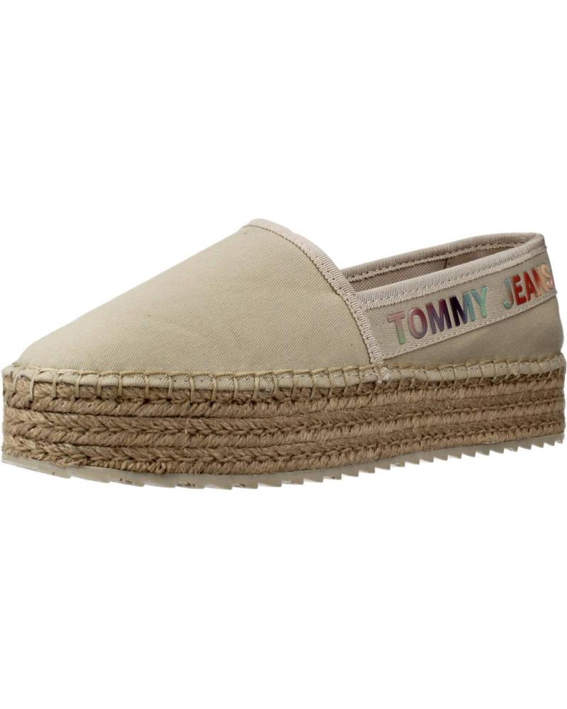 Chaussures TOMMY JEANS  pour Femme TIE DYE BRANDING ESPADRI  BEIS