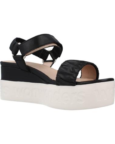 Sandalias de Mujer WONDERS B7523 NEGRO