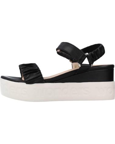 Sandalias de Mujer WONDERS B7523 NEGRO