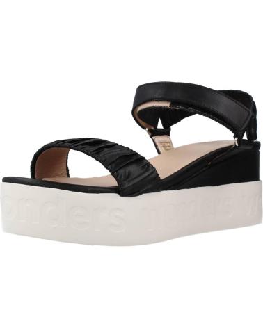 Sandalias de Mujer WONDERS B7523 NEGRO