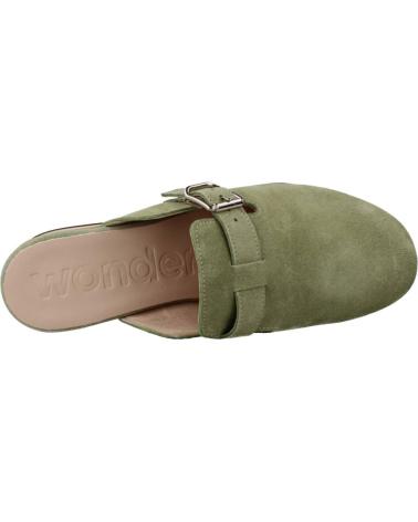 Zuecos de Mujer WONDERS TREND VERDE