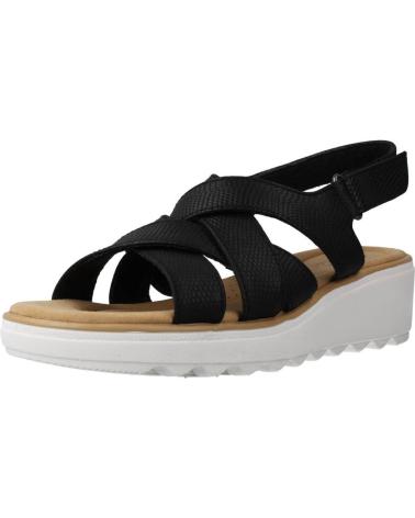 Woman Sandals CLARKS JILLIAN SPRING NEGRO