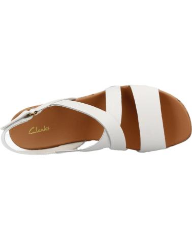 Sandales pour Femme CLARKS KIMMEI CORK BLANCO