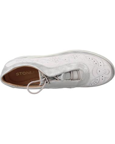 Zapatos STONEFLY  de Mujer CREAM 38 S LAMINATED-VELOUR  PLATA