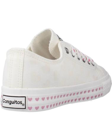 Deportivas CONGUITOS  de Mujer y Niña MV128393  BLANCO