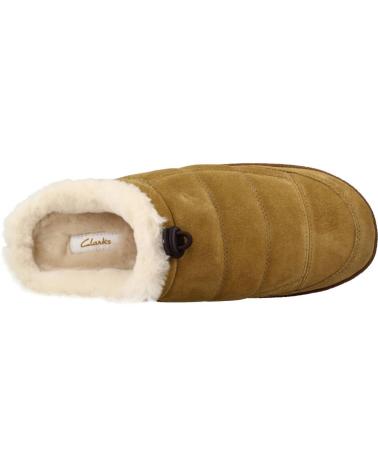 Pantofole CLARKS  per Uomo PILTON MULE  MARRON CLARO