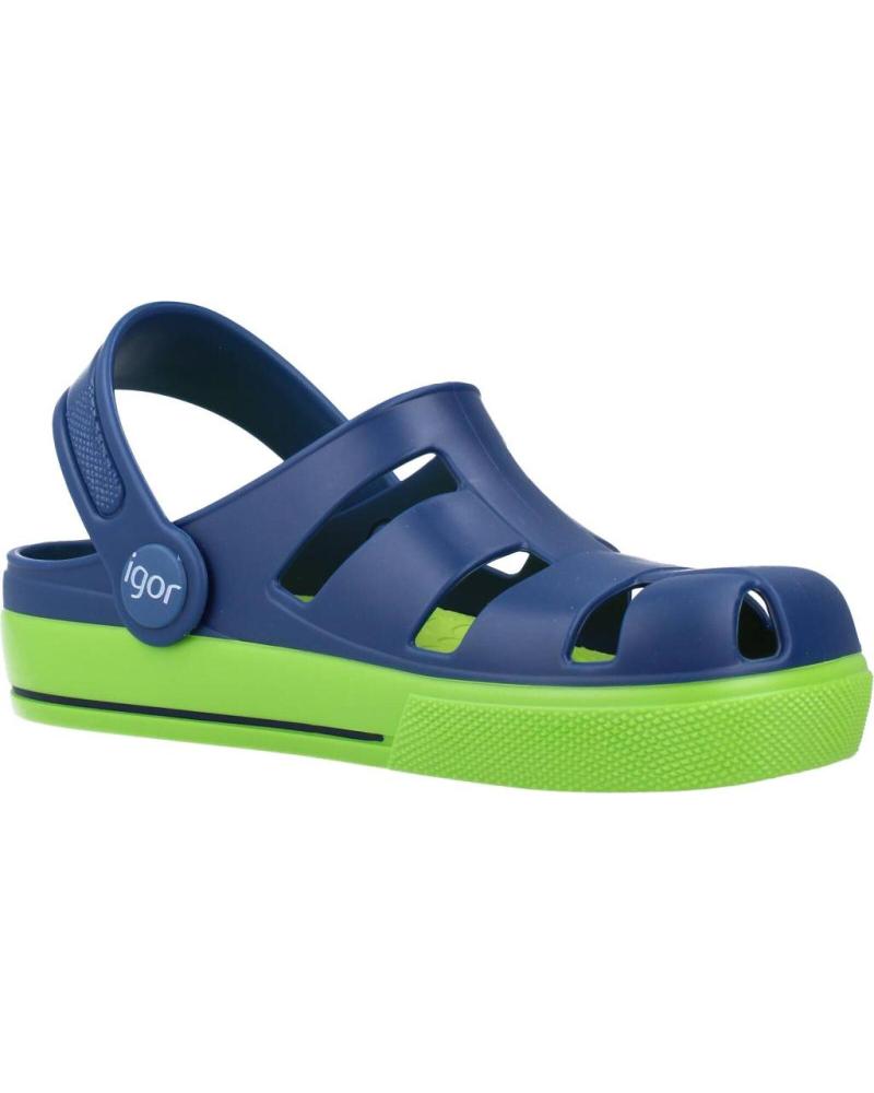 Zuecos De Ni o IGOR S10284 AZUL