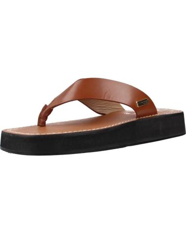 Sandales pour Femme LES TROPEZIENNES GALA MARRON