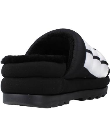 Woman Sandals UGG W PUFT SLIDE LOGO  NEGRO