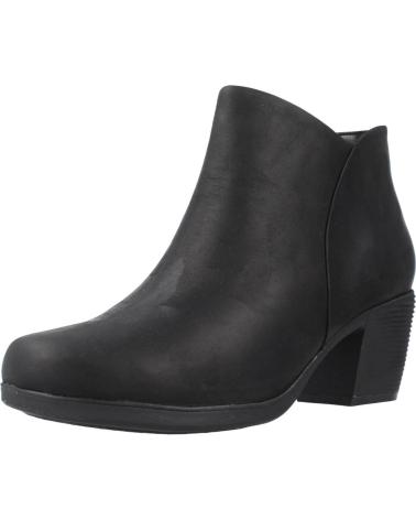 Botines De Mujer CLARKS UN LINDEL ZIP  NEGRO