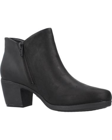 Botines De Mujer CLARKS UN LINDEL ZIP  NEGRO