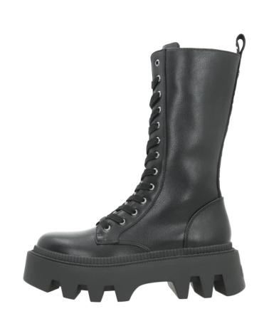 Bottes BUFFALO  pour Femme FLORA LACEUP HI  NEGRO
