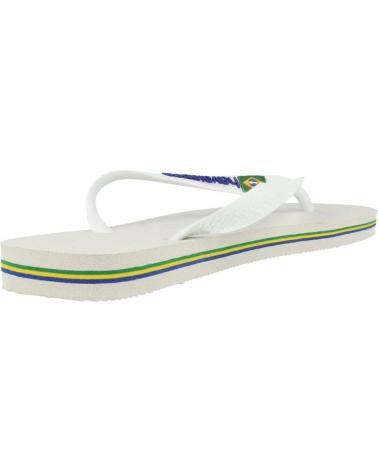 Chanclas de Mujer y Hombre HAVAIANAS BRASIL LOGO BLANCO