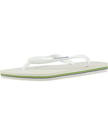 Chanclas de Mujer y Hombre HAVAIANAS BRASIL LOGO BLANCO