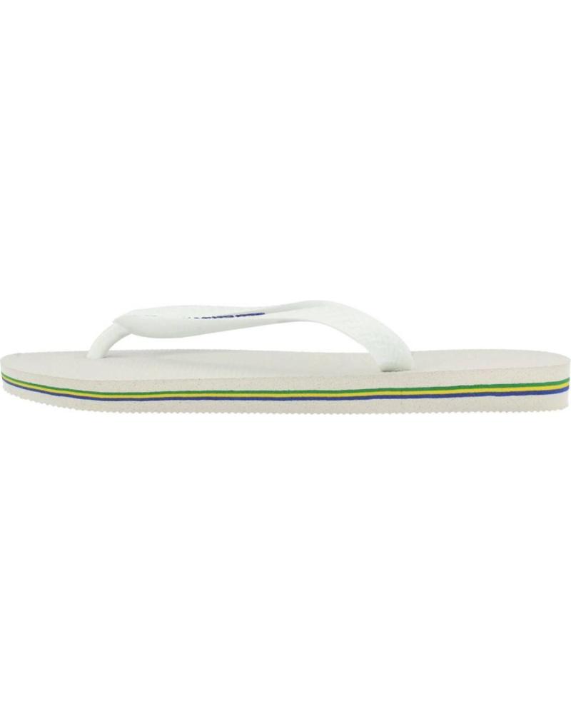 Chanclas de Mujer y Hombre HAVAIANAS BRASIL LOGO BLANCO