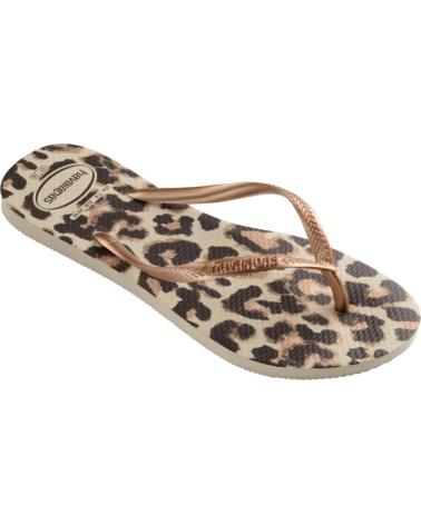 Chinelos de Mulher HAVAIANAS 4103352 ANIMAL PRINT