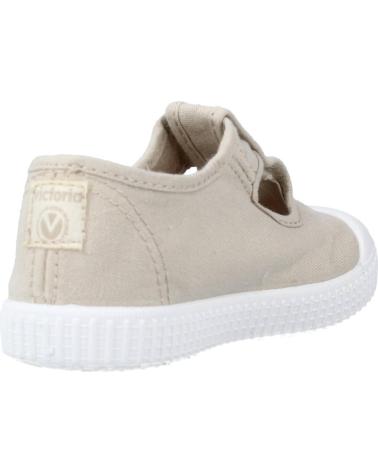 girl and boy shoes VICTORIA 136625  MARRON CLARO