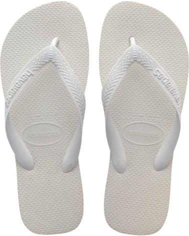 Chanclas de Hombre y Niña y Niño HAVAIANAS 4000029 BLANCO